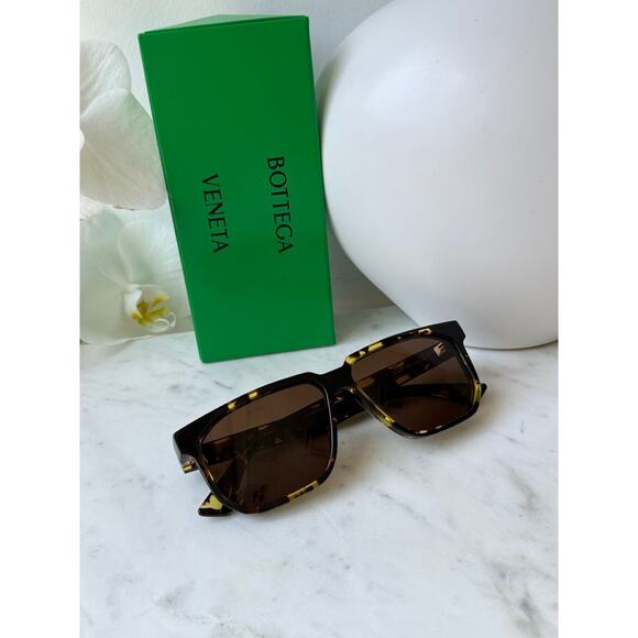 NEW Bottega Veneta BV1033S Unisex Havana Brown Sunglasses main image 7